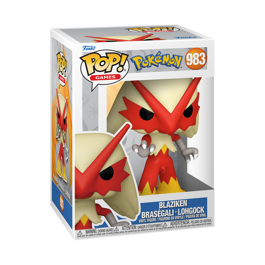 Funko Pop! Pokémon Blaziken Lohgock #983 – Vorderseite
