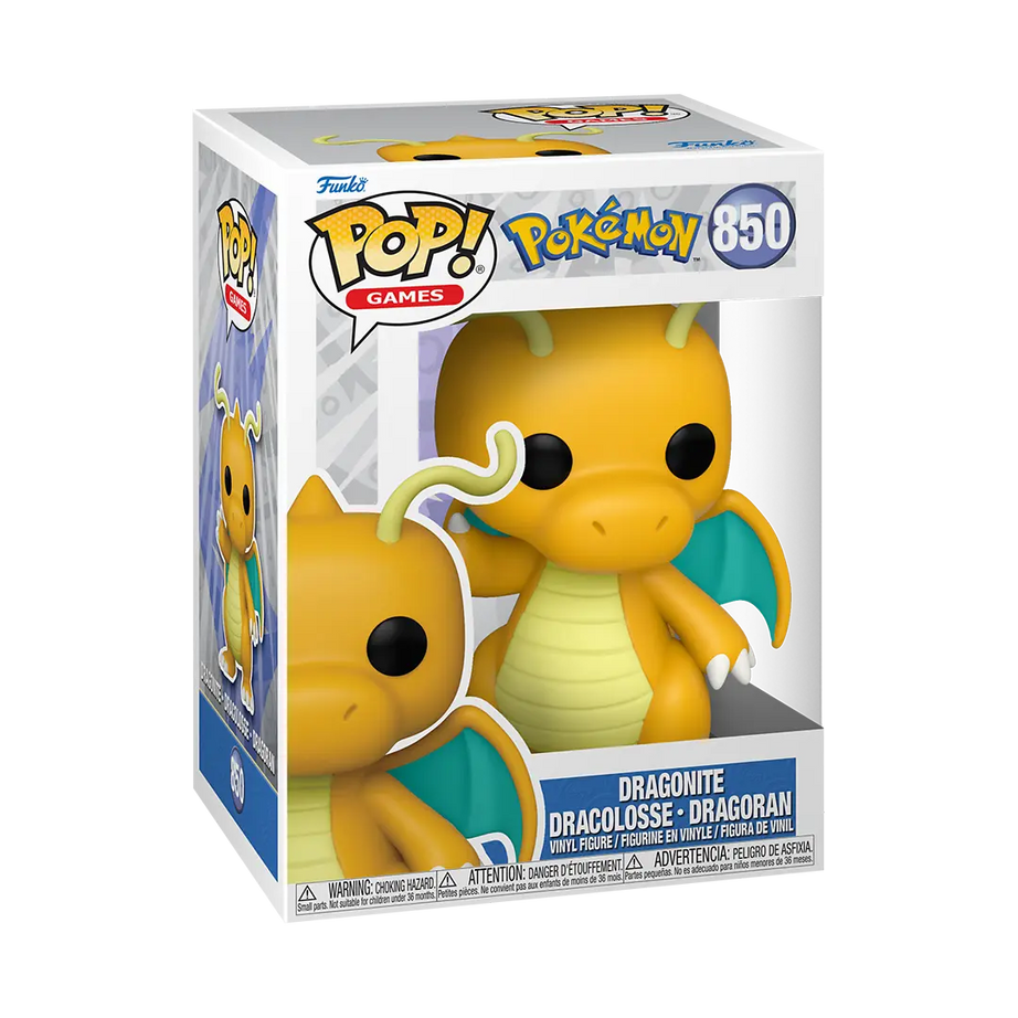 Funko Pop! Pokémon Dragonite Dragoran #850 – Verpackung