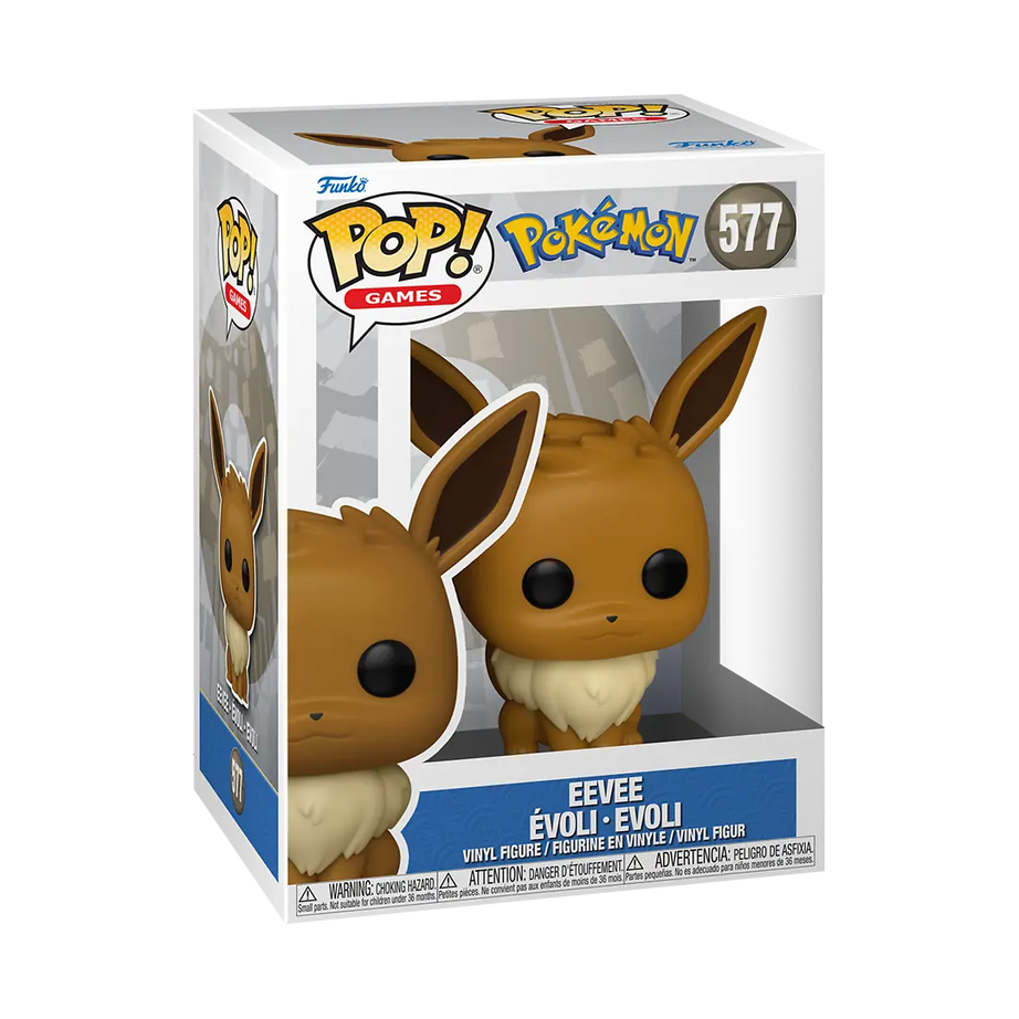 Funko Pop Pokémon Eevee Evoli #577 in Fensterbox