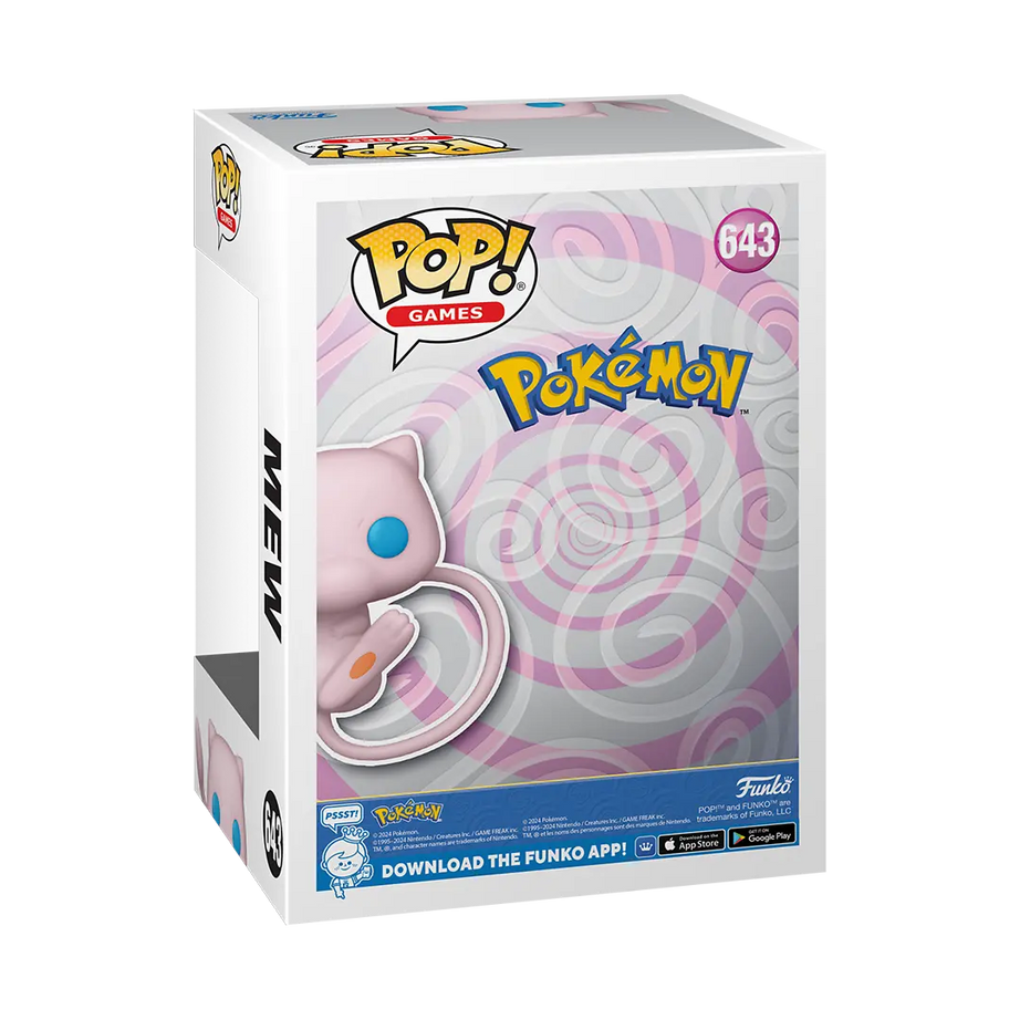 Funko Pop! Pokémon Mew #643 – Rückseite