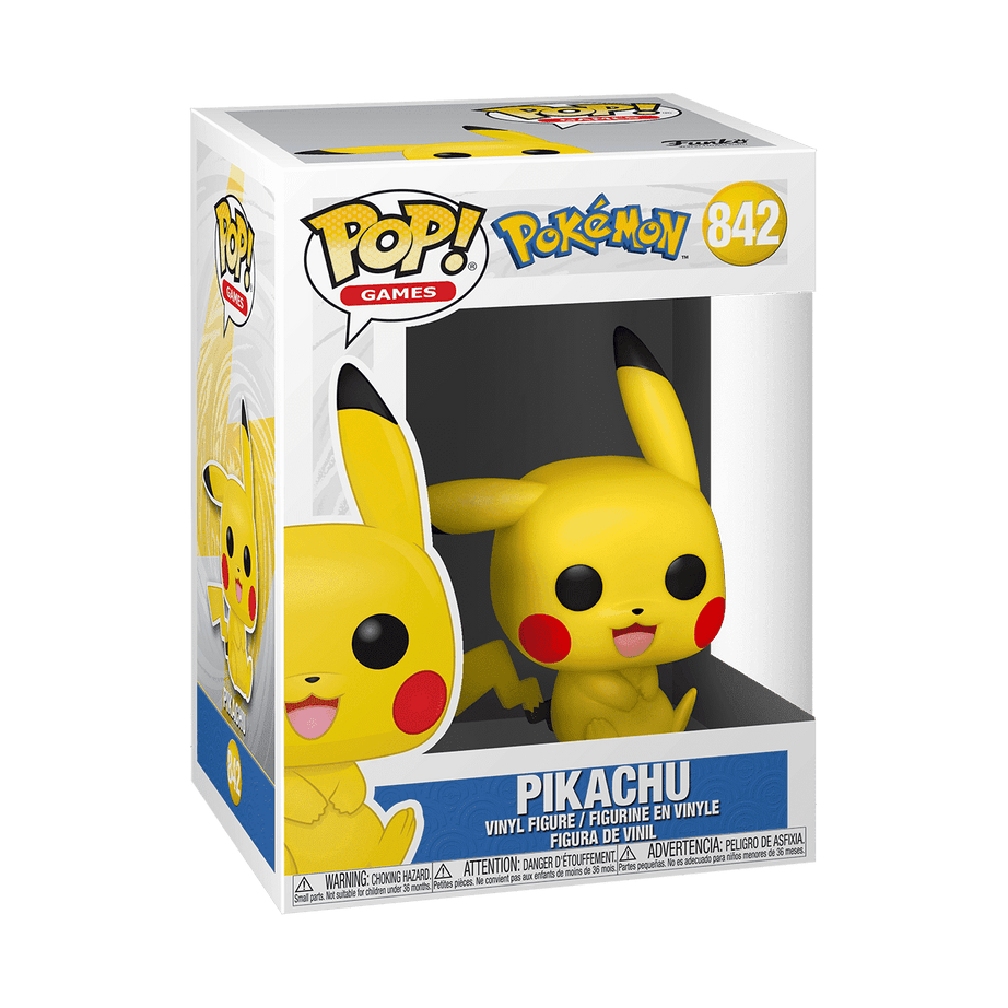 Funko Pop Pokémon Pikachu Sitting #842 Produktansicht