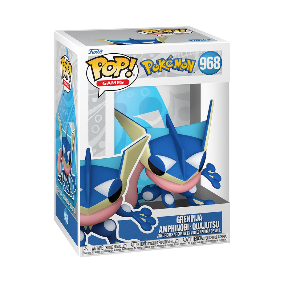 Funko Pop! Pokémon Quajutsu Greninja #968 – Verpackung