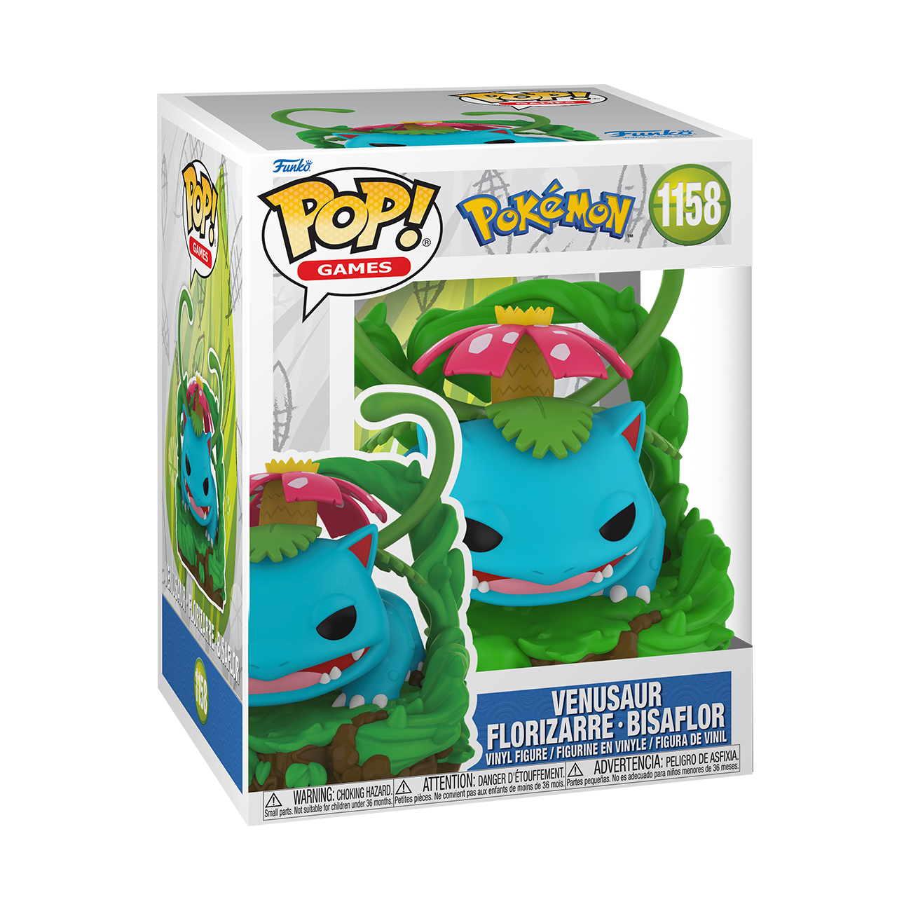 Funko Pop Premium Pokémon Venusaur Bisaflor #1158 Produktansicht
