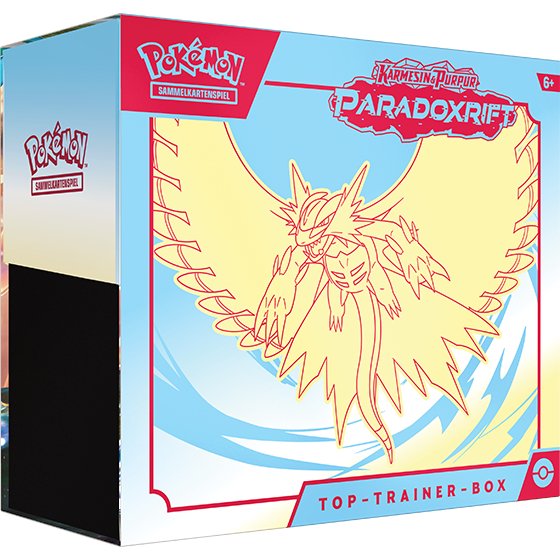 Karmesin & Purpur Paradoxrift Top Trainer Box Donnersiche - LAKE - CARDS