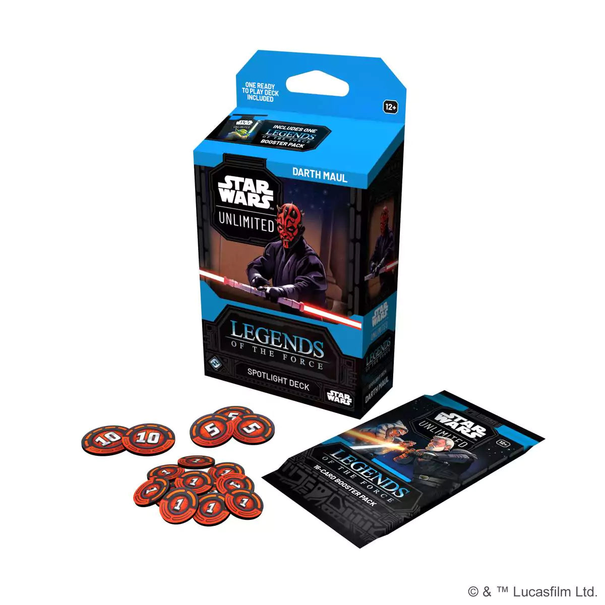 STAR WARS: UNLIMITED LEGENDS OF THE FORCE SPOTLIGHT-DECK EN