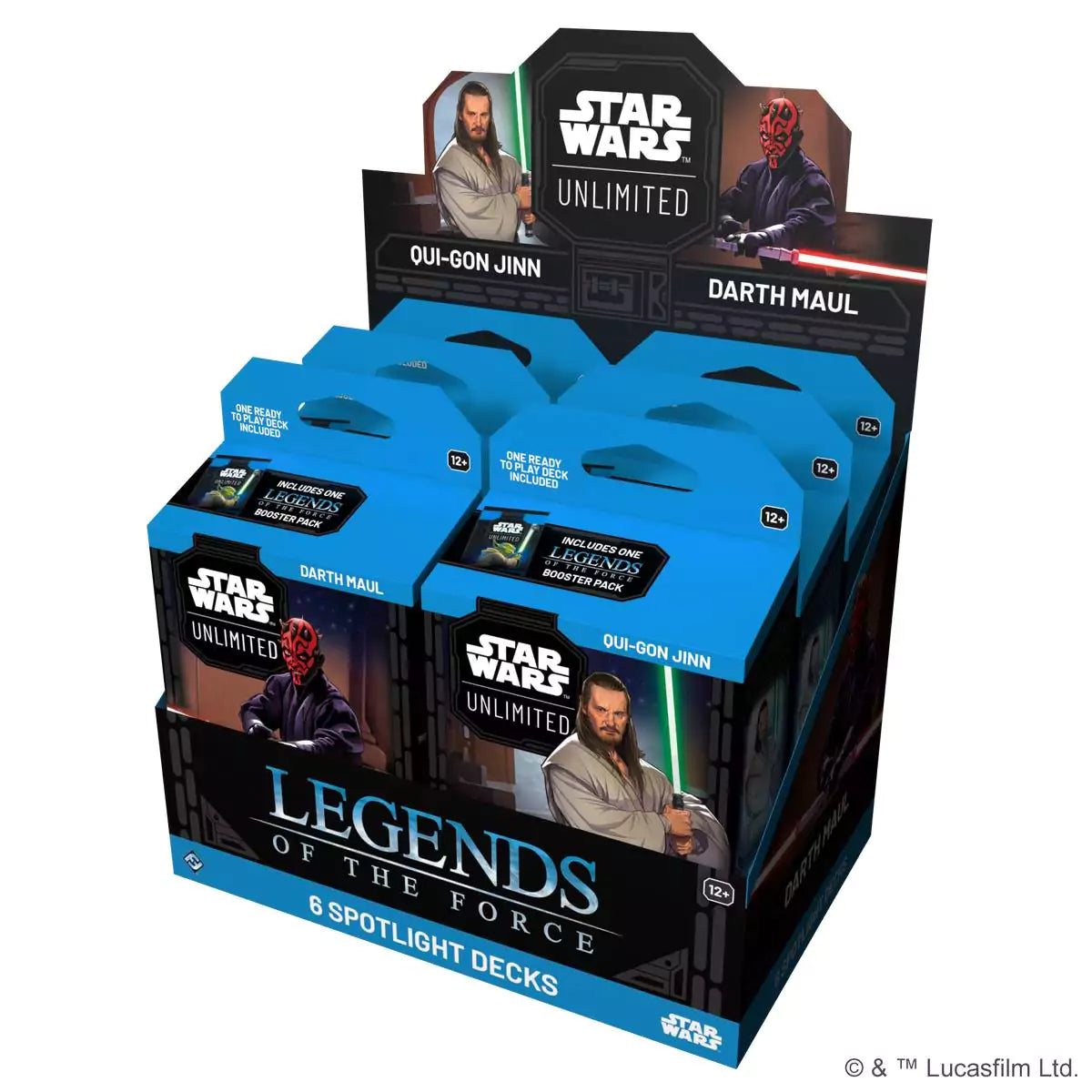 STAR WARS: UNLIMITED LEGENDS OF THE FORCE SPOTLIGHT-DECK EN