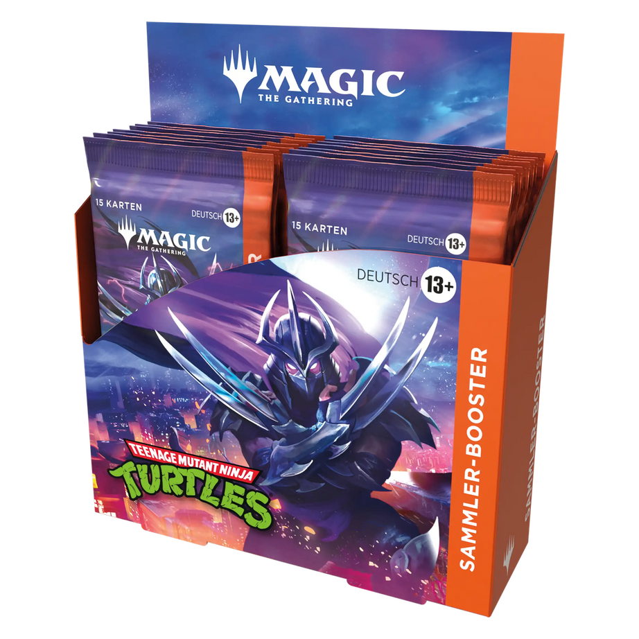 Magic: The Gathering – Teenage Mutant Ninja Turtles – Sammler-Booster (DE) – 1200×1200, transparenter Hintergrund