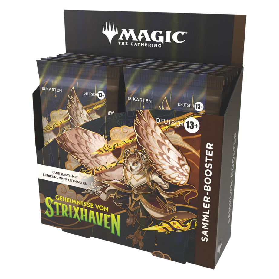 Magic: The Gathering – Geheimnisse von Strixhaven – Sammler-Booster (DE) – 1200×1200, transparenter Hintergrund