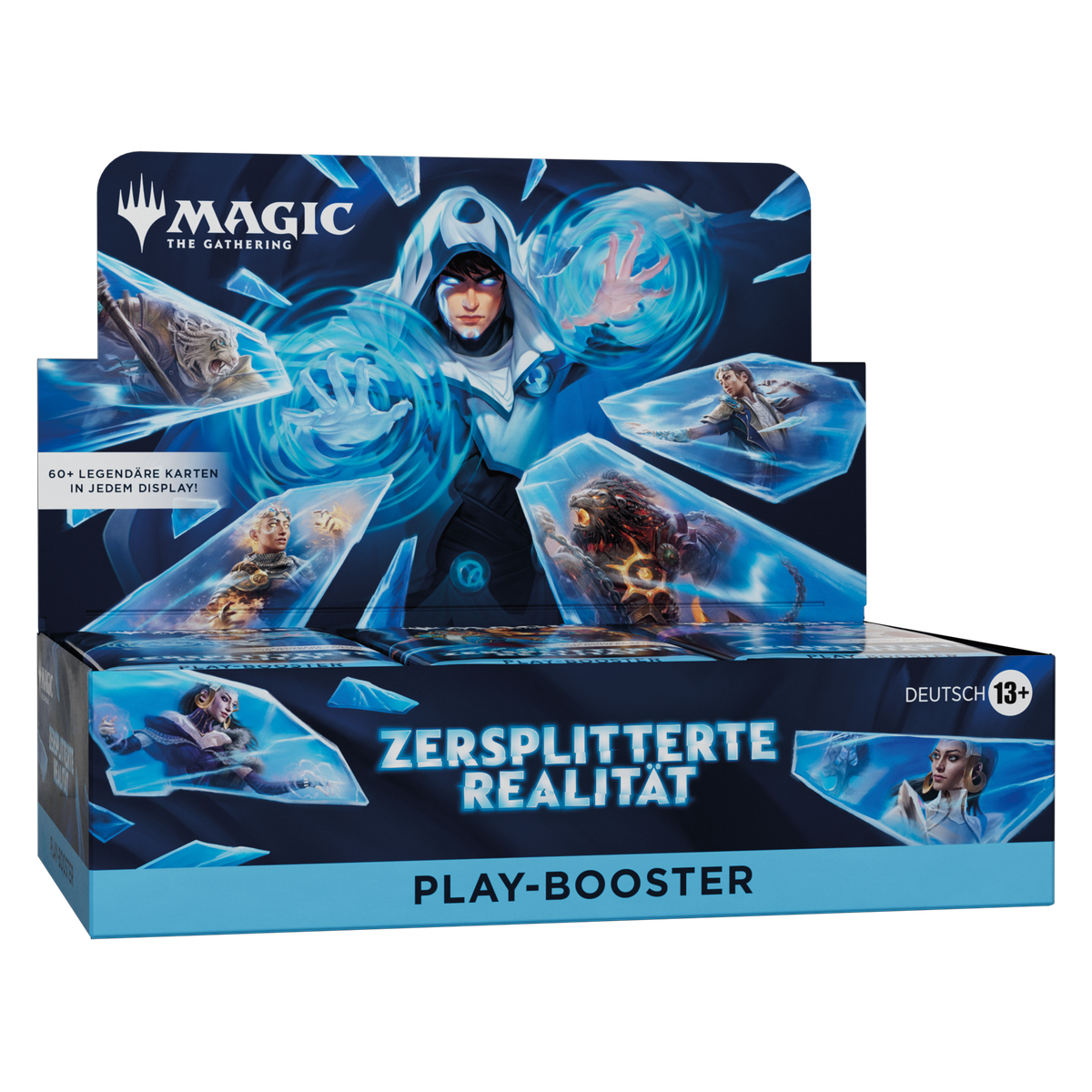 Magic: The Gathering – Zersplitterte Realität – Play Booster & Display (DE) – 1200×1200, transparenter Hintergrund