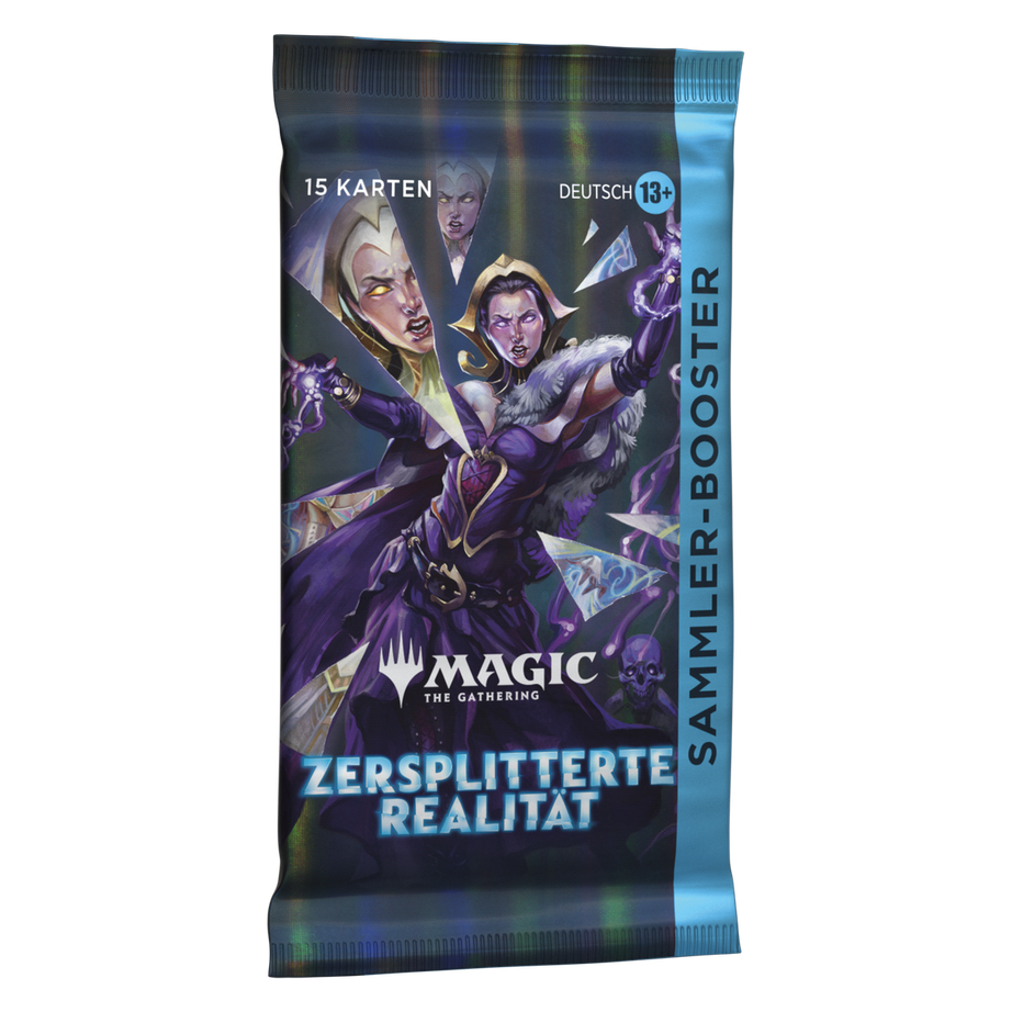 Magic: The Gathering – Zersplitterte Realität – Sammler-Booster & Display (DE) – 1200×1200, transparenter Hintergrund