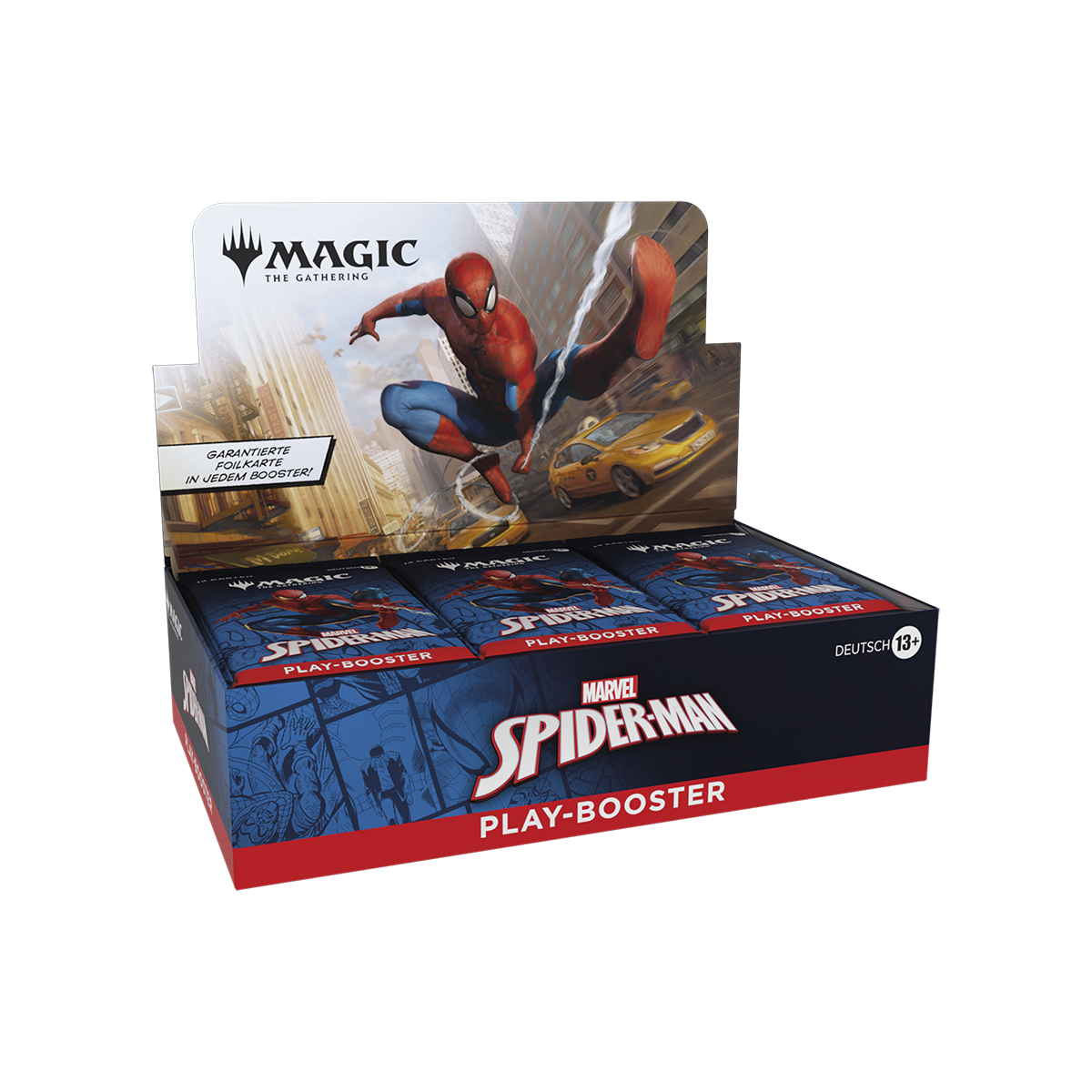 Magic: The Gathering – Marvel’s Spider-Man – Play-Booster (DE) – 1200×1200, transparenter Hintergrund