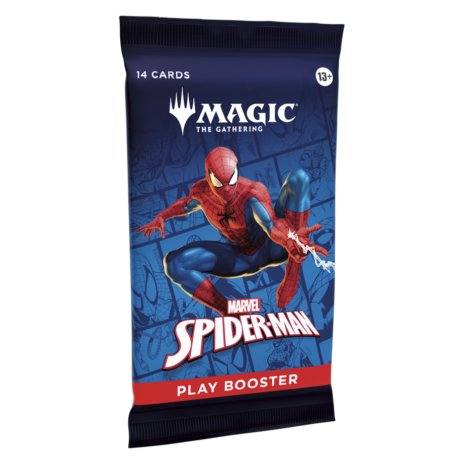 Magic: The Gathering – Marvel’s Spider-Man – Play-Booster (EN) – 1200×1200, transparenter Hintergrund