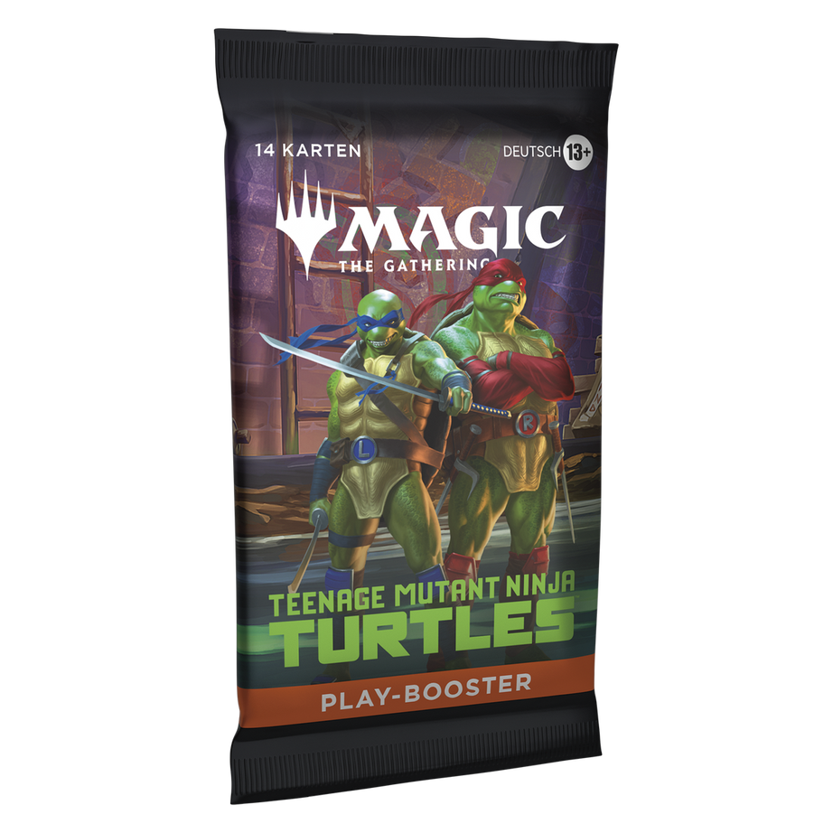 Magic: The Gathering – Teenage Mutant Ninja Turtles – Play-Booster (DE) – 1200×1200, transparenter Hintergrund