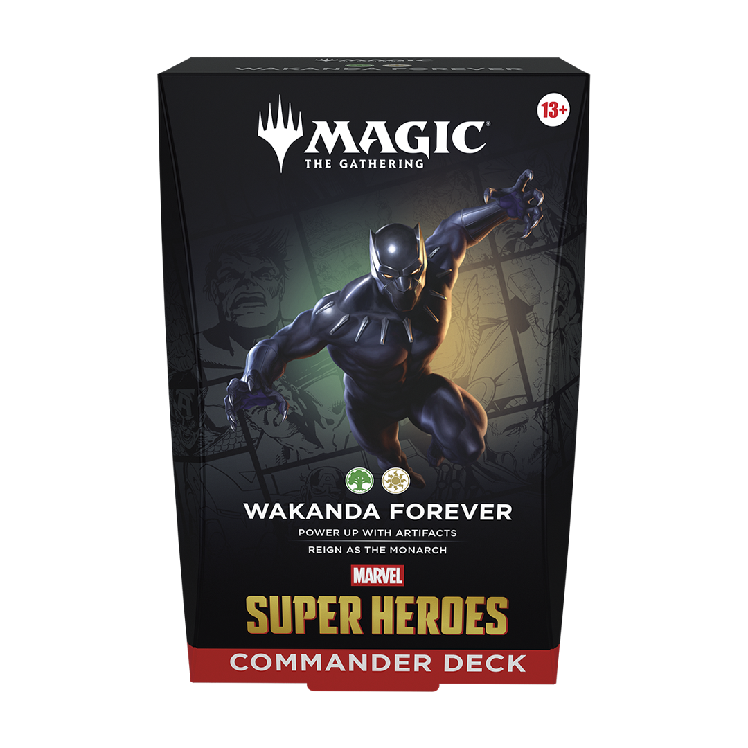 Magic Marvel Super Heroes Wakanda Forever Commander Deck Englisch