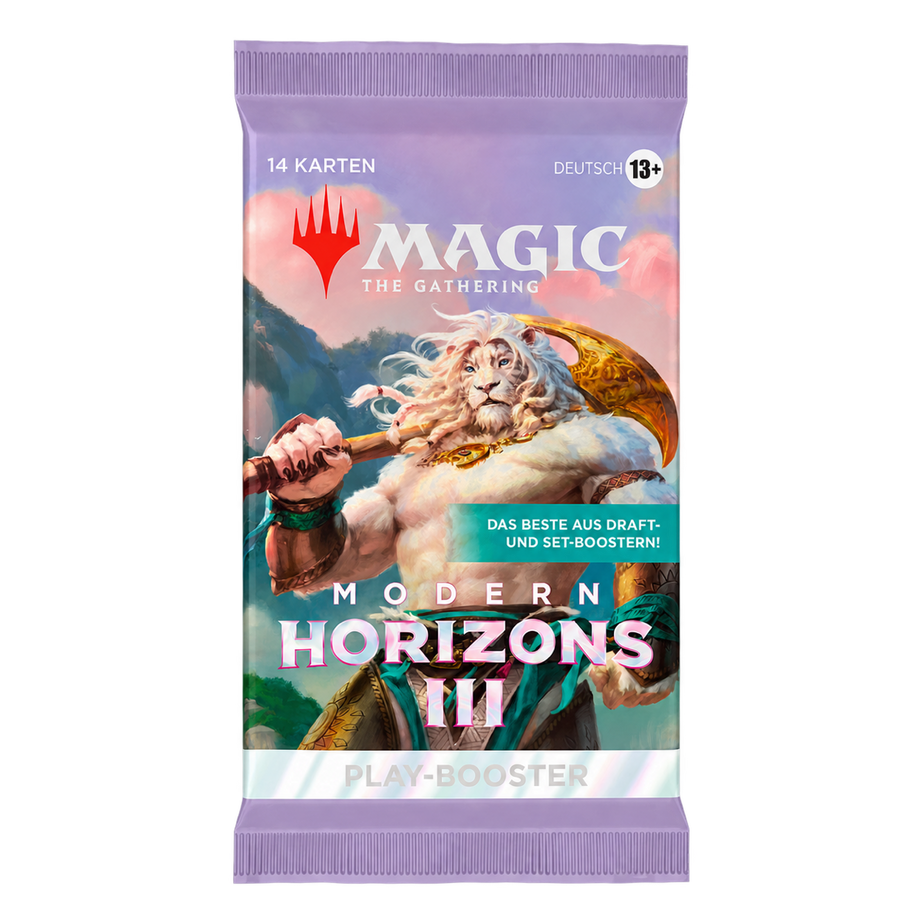 Magic Modern Horizons 3 Play Booster – Deutsch – transparenter Hintergrund