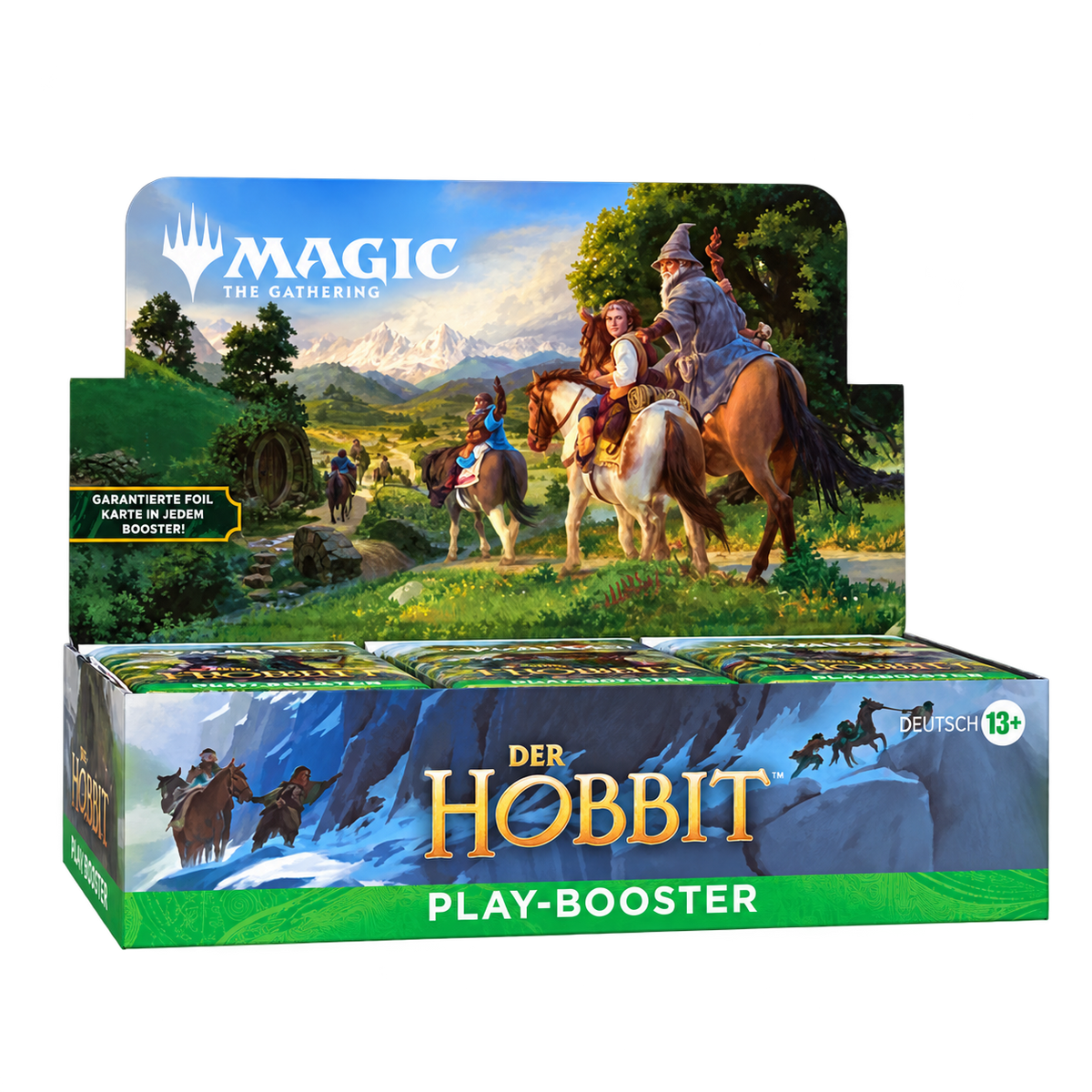 Magic The Gathering – Der Hobbit Play-Booster-Display Deutsch mit 30 Boostern, freigestellt