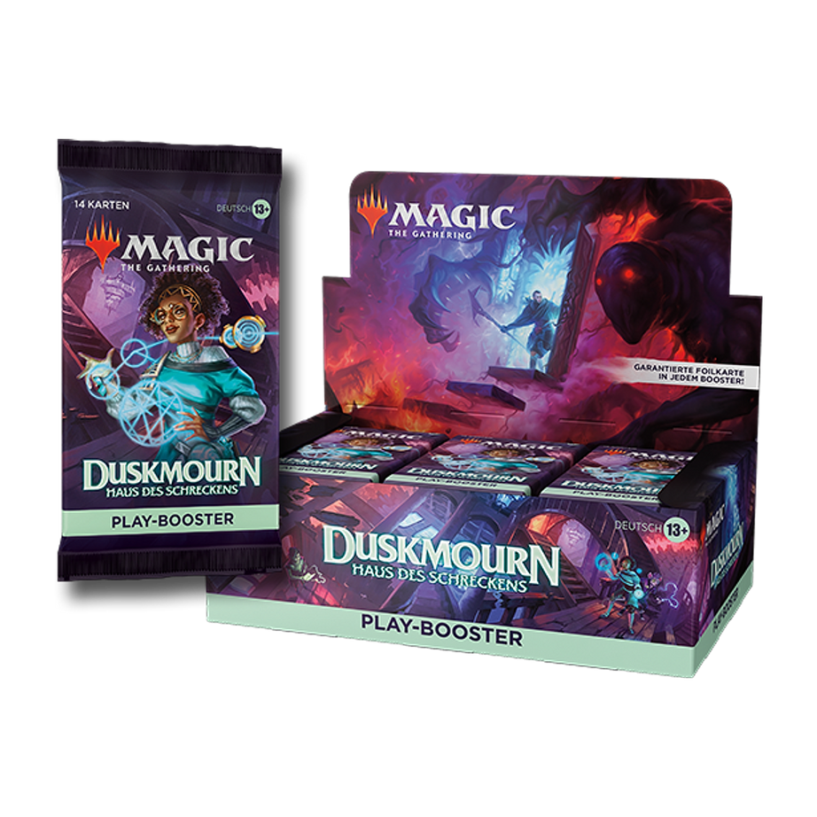 Magic Duskmourn Haus des Schreckens Play Booster Display – Deutsch