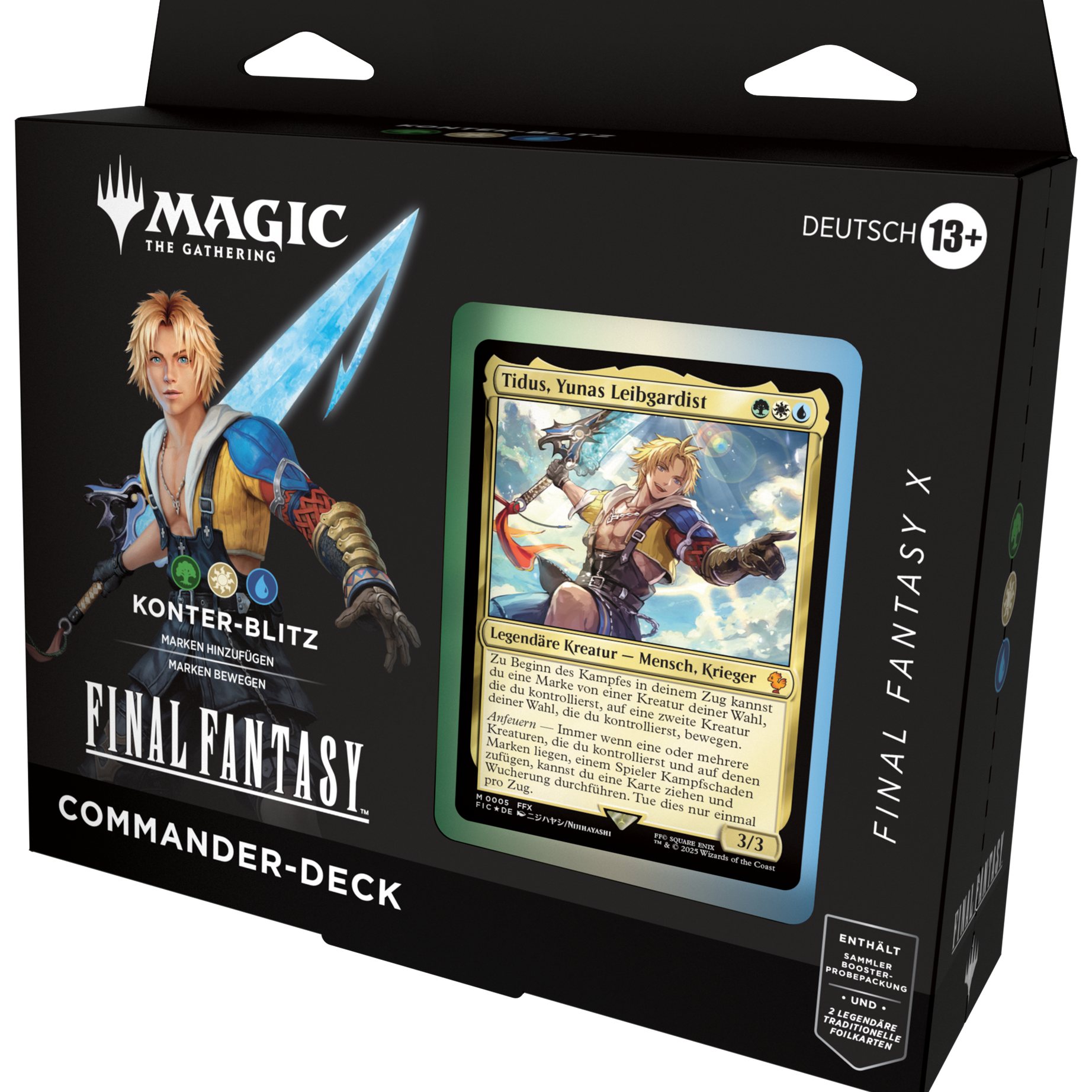 Final Fantasy Konter-Blitz Commander-Deck deutsch – Verpackung