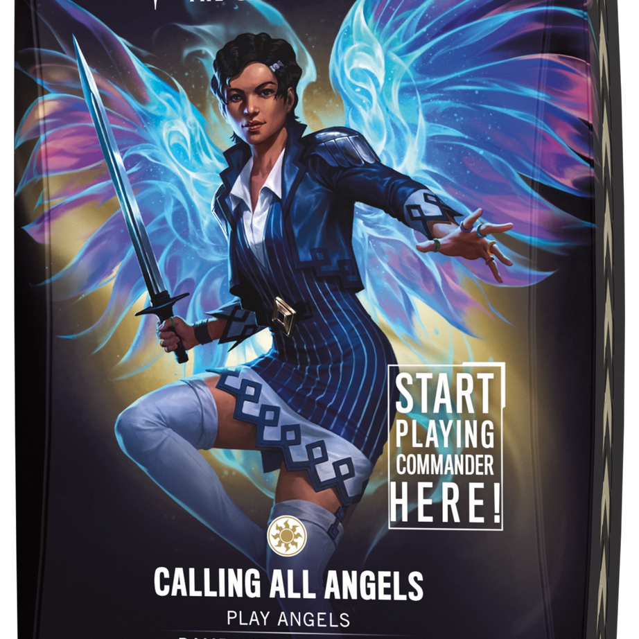 Magic Foundations Commander Deck – Calling All Angels – englische Verpackung