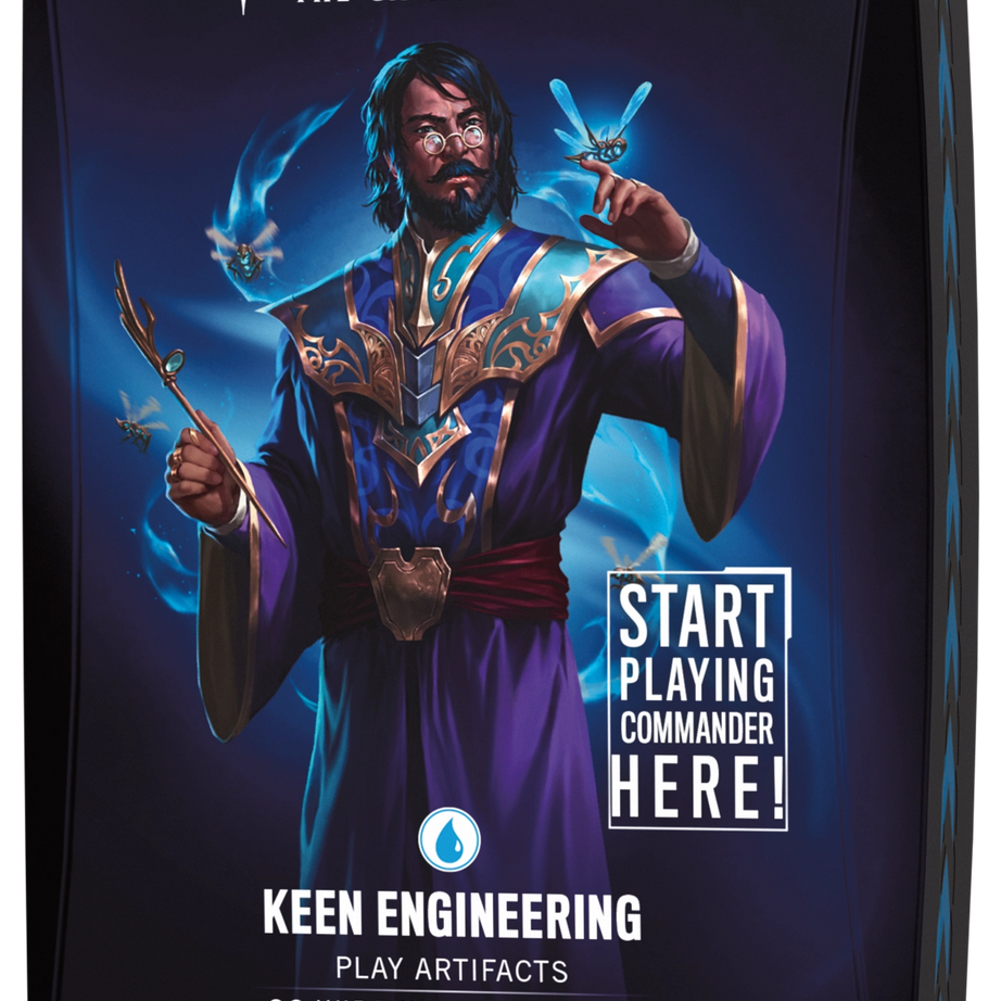 Magic Foundations Commander Deck – Keen Engineering – englische Verpackung