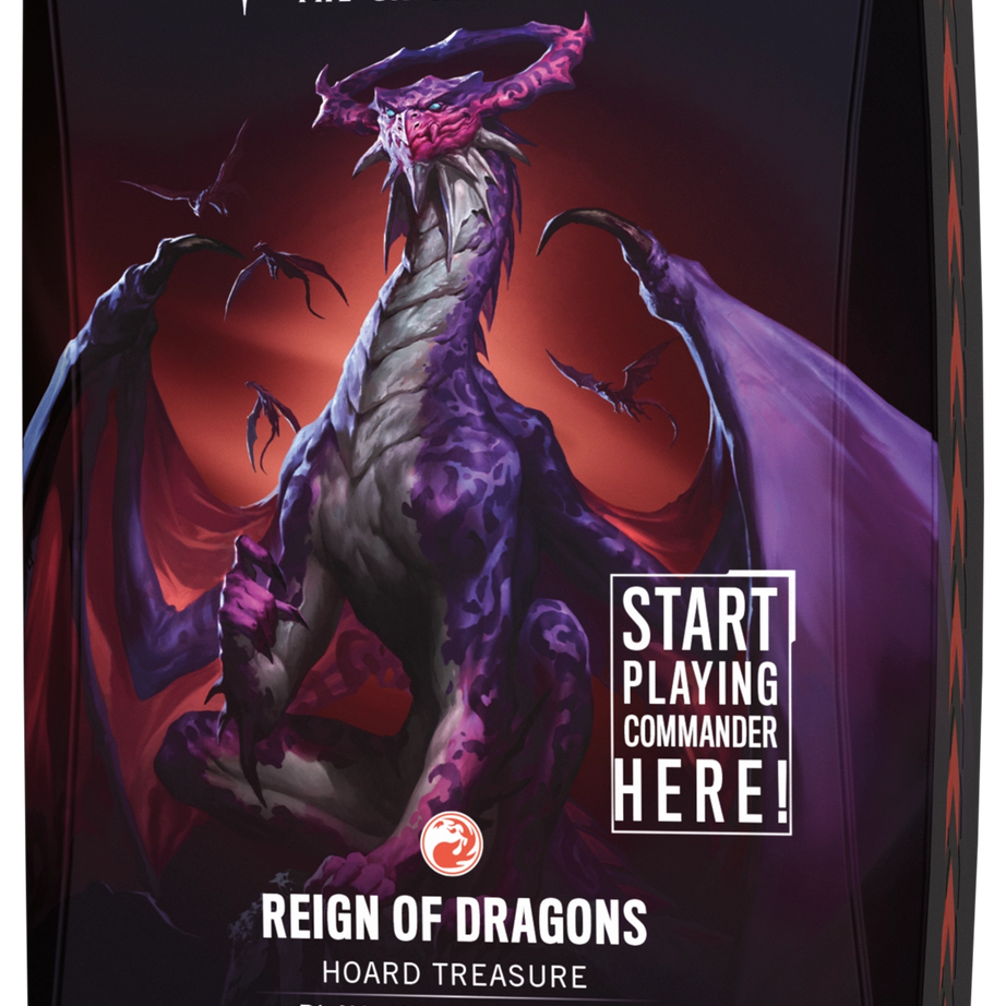 Magic Foundations Commander Deck – Reign of Dragons – englische Verpackung