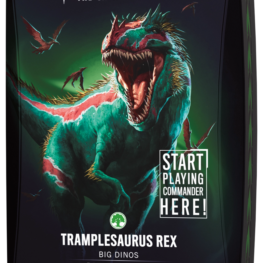 Magic Foundations Commander Deck – Tramplesaurus Rex – englische Verpackung
