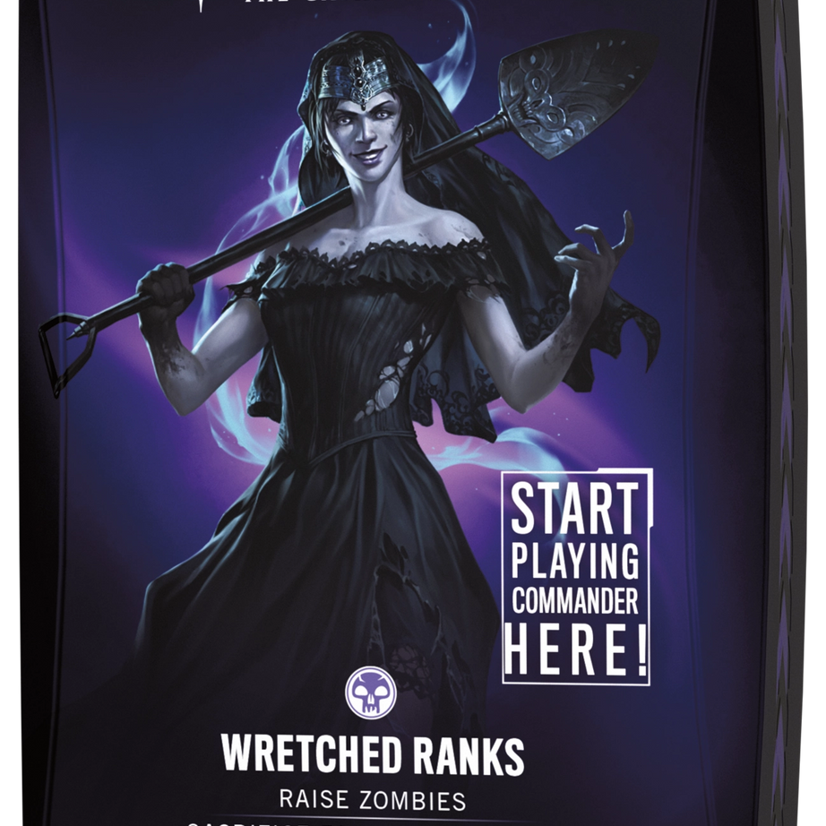 Magic Foundations Commander Deck – Wretched Ranks – englische Verpackung