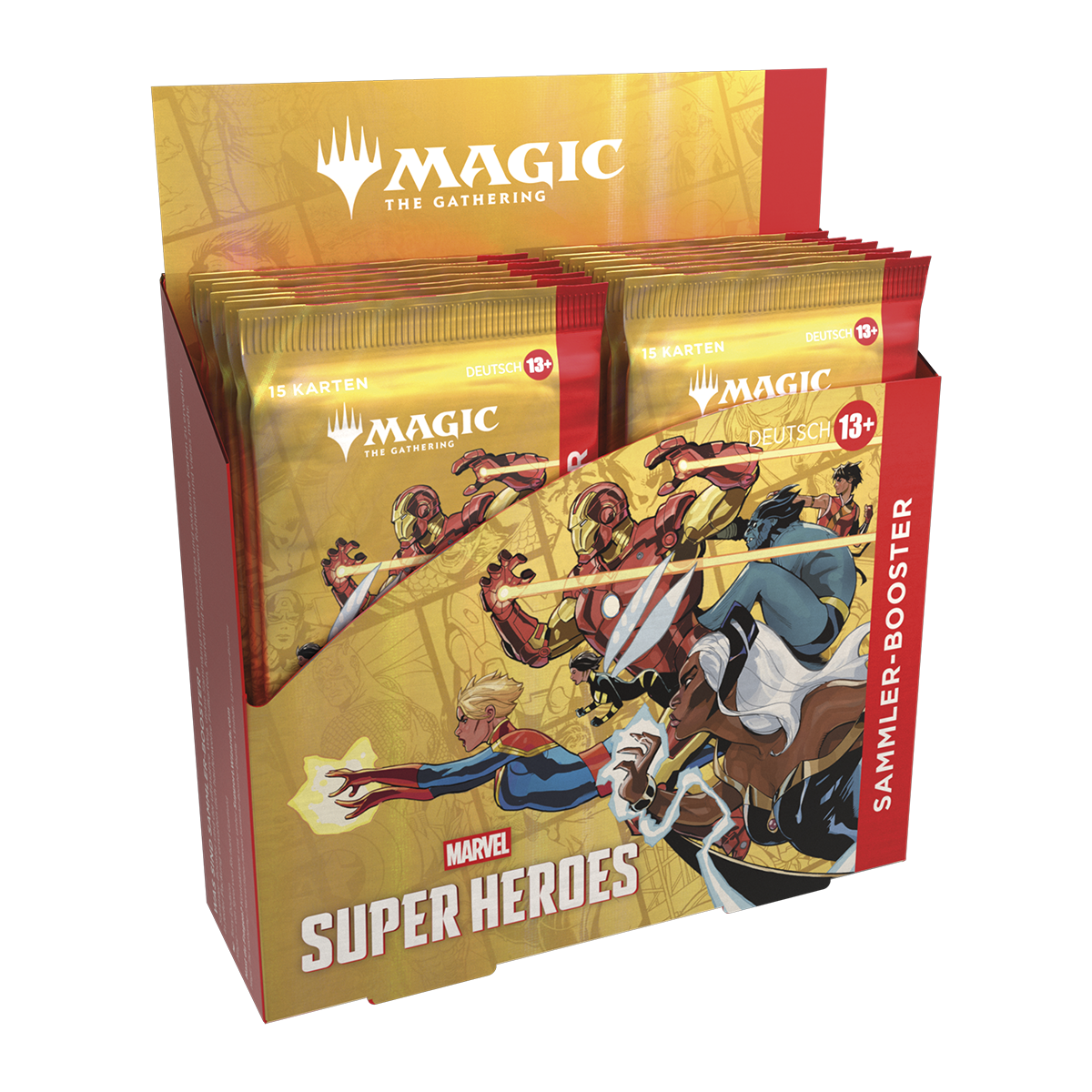 Magic: The Gathering Marvel Super Heroes Sammler-Display – Deutsch