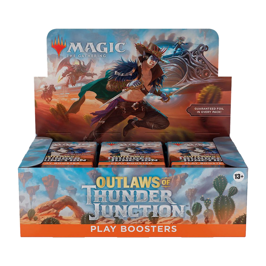 Magic Outlaws of Thunder Junction Play Booster Display – Englisch