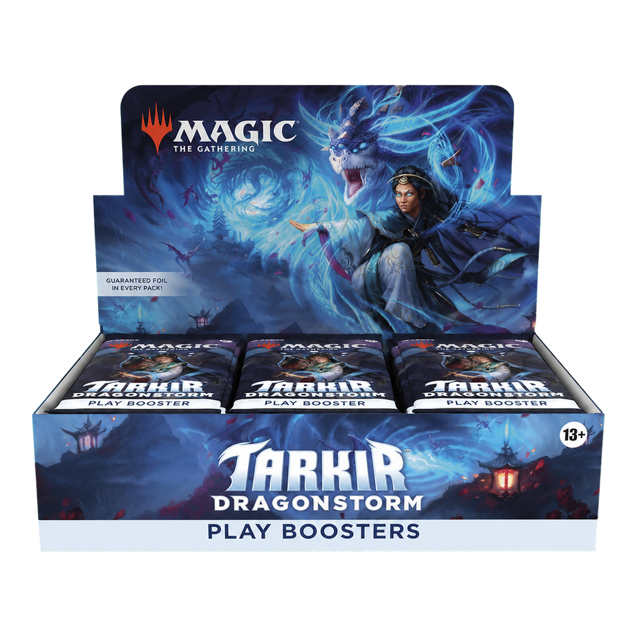 Magic The Gathering Tarkir Dragonstorm Play Booster Display Englisch – transparent