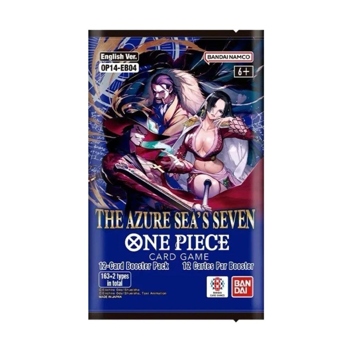 One Piece Card Game – OP14 The Azure Sea’s Seven – Booster Pack – EN
