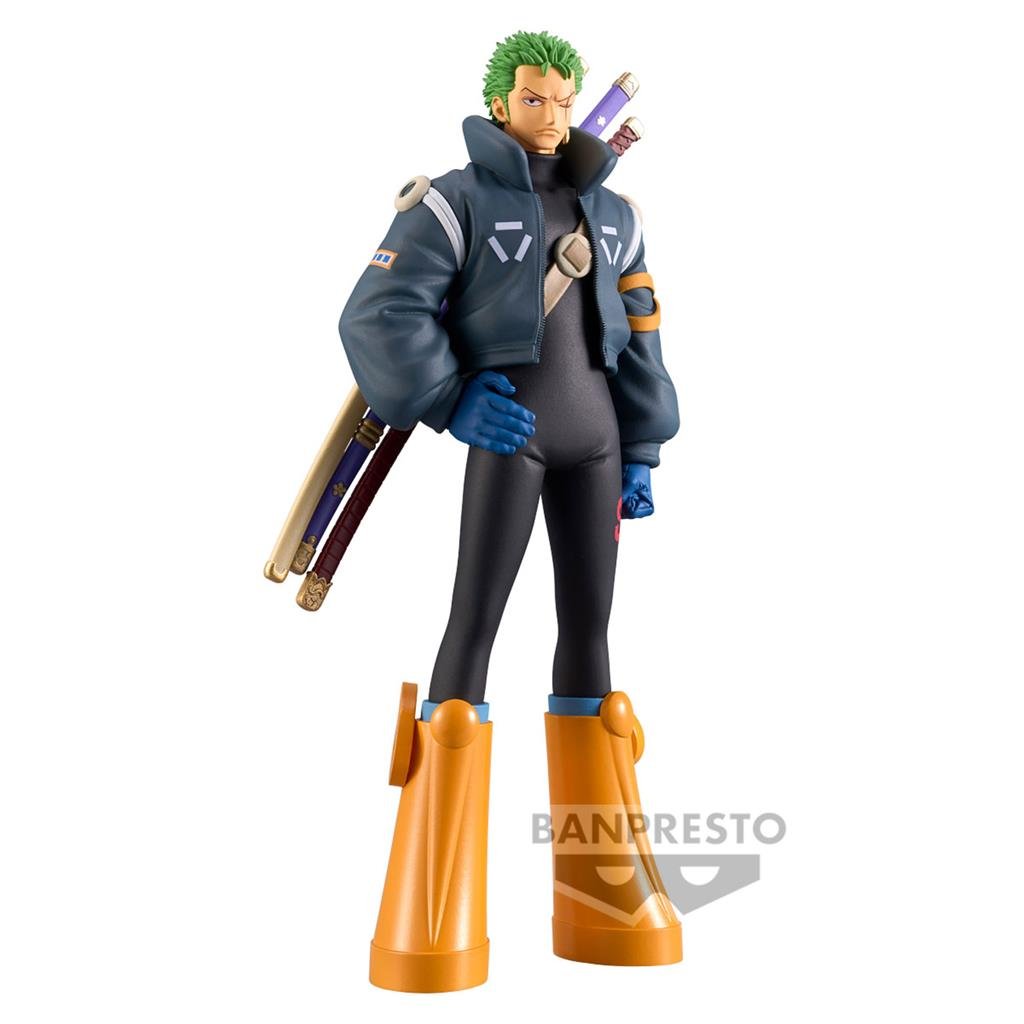 ONE PIECE DXF～The Grandline Series～Egghead Roronoa Zoro Figur | Hochwertige Banpresto Sammlerfigur - LAKE - CARDS