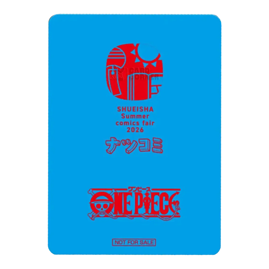 One Piece NatsuComi 2026 Watermelon Luffy Promo – Rückseite