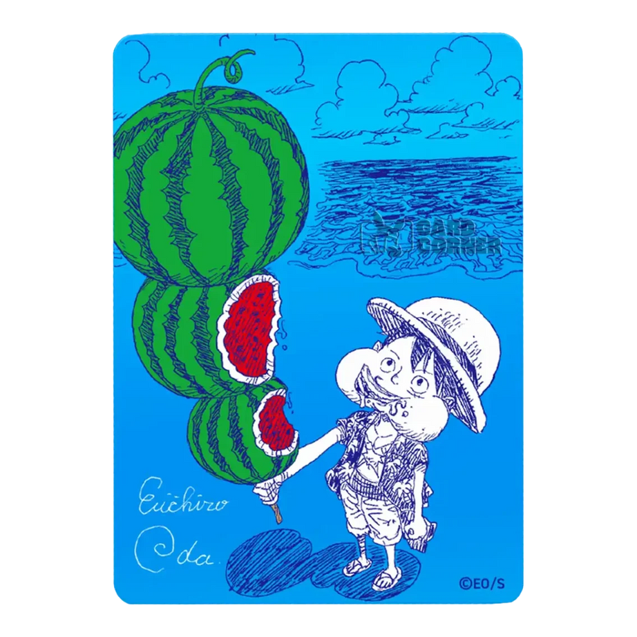 One Piece NatsuComi 2026 Watermelon Luffy Promo – Vorderseite