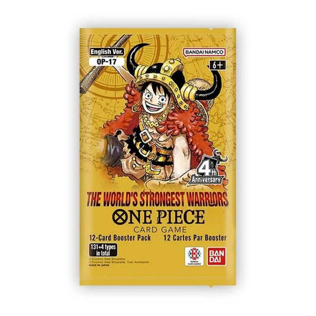 One Piece OP-17 The World's Strongest Warriors – einzelner englischer Booster