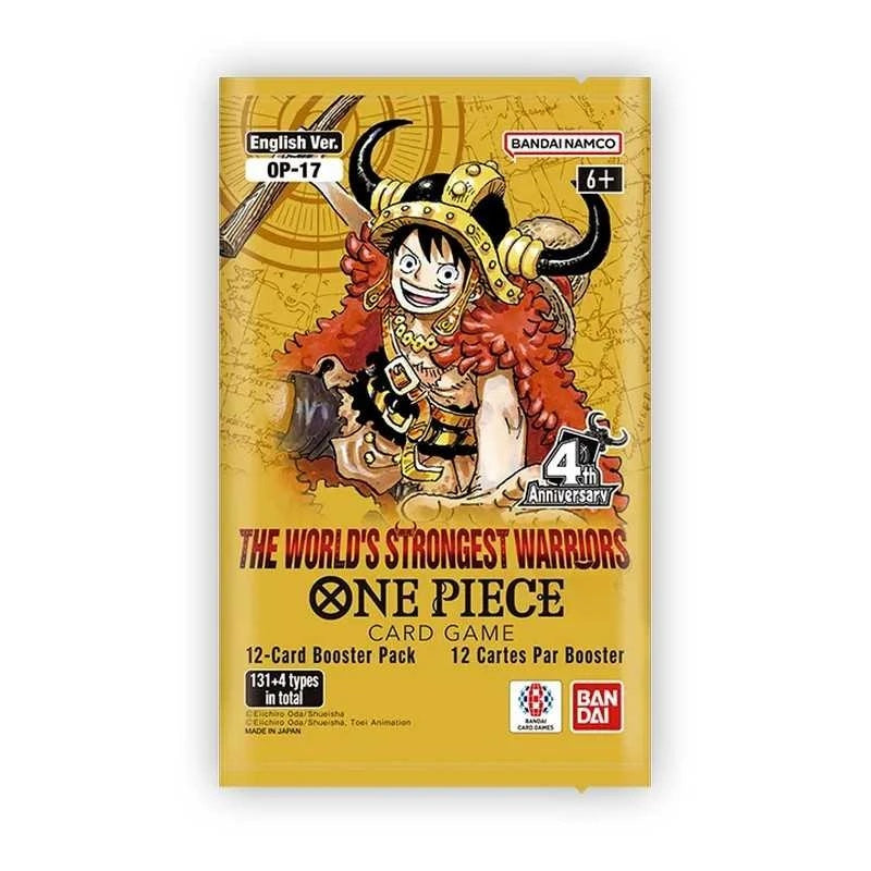 One Piece OP-17 The World's Strongest Warriors – einzelner englischer Booster