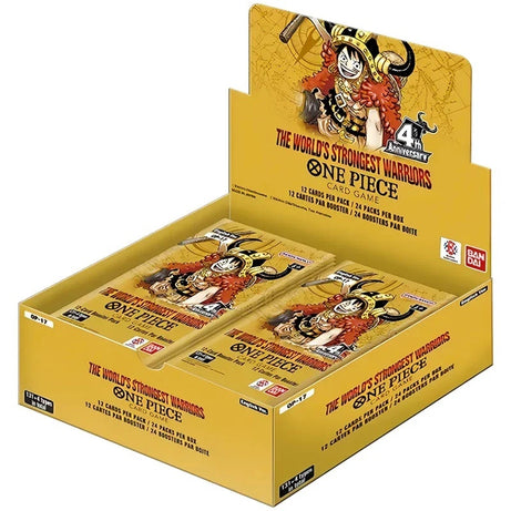 One Piece OP-17 The World's Strongest Warriors – englisches Display mit 24 Boostern