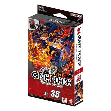 One Piece Card Game ST-35 Red Black Sabo Starter Deck Englisch