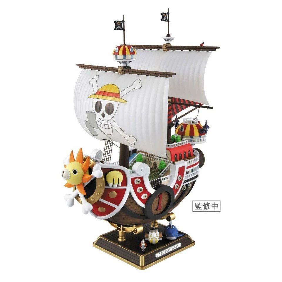 ONE PIECE - Thousand Sunny New World Ver. Modellbausatz | Detailliertes Schiff der Strohhut - Piraten - LAKE - CARDS