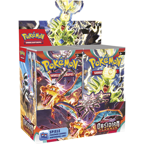Crimson &amp; Purple Obsidian Flame Display (36 Boosters) EN