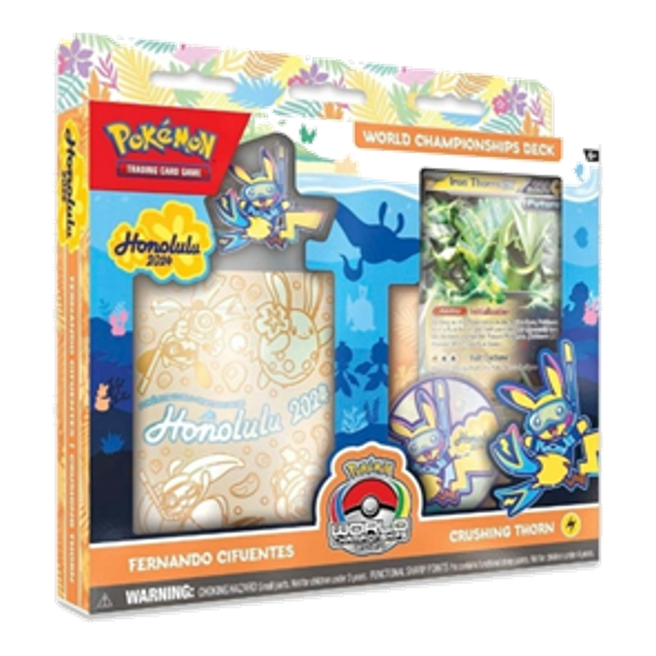 Pokémon TCG Weltmeisterschaftsdeck 2024 Crushing Thorn / Eisendorn-ex Fernando Cifuentes Deutsch
