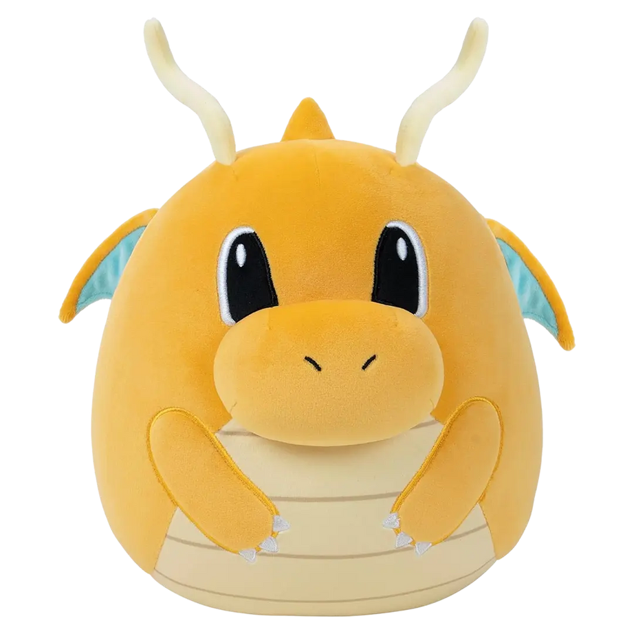Pokémon Dragoran Squishmallow 25 cm – Vorderansicht