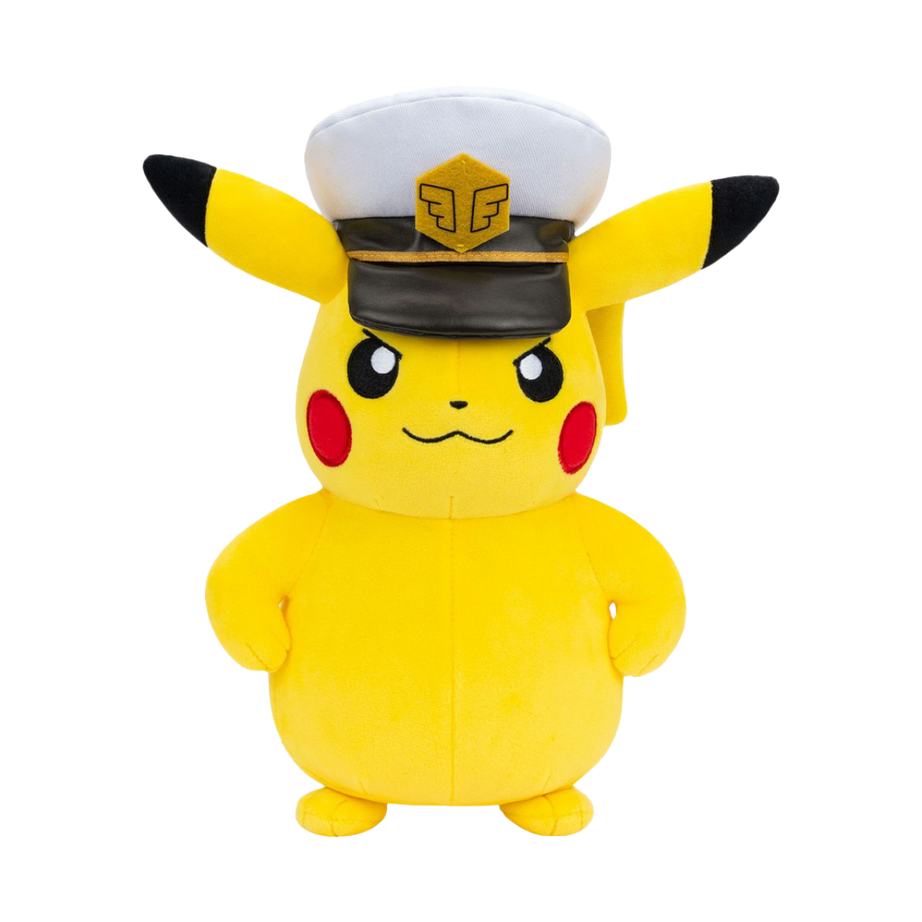 Pokémon Kapitän Pikachu Plüschtier – 20 cm