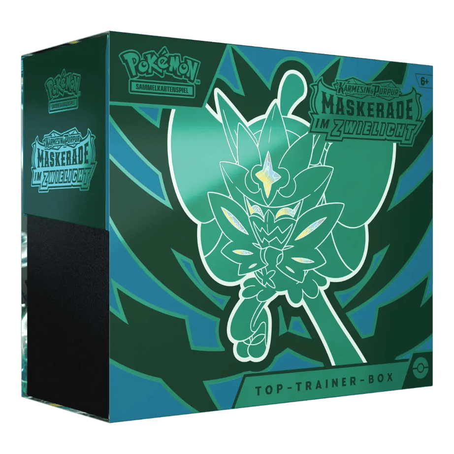 Pokémon Karmesin & Purpur 06: Maskerade im Zwielicht – Top Trainer Box - LAKE - CARDS
