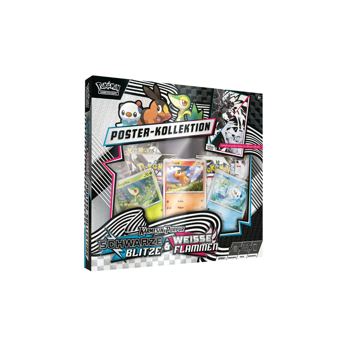 Pokémon TCG: Schwarze Blitze & Weiße Flammen (KP10.5) - Poster-Kollektion Einall (DE) | LAKE-CARDS