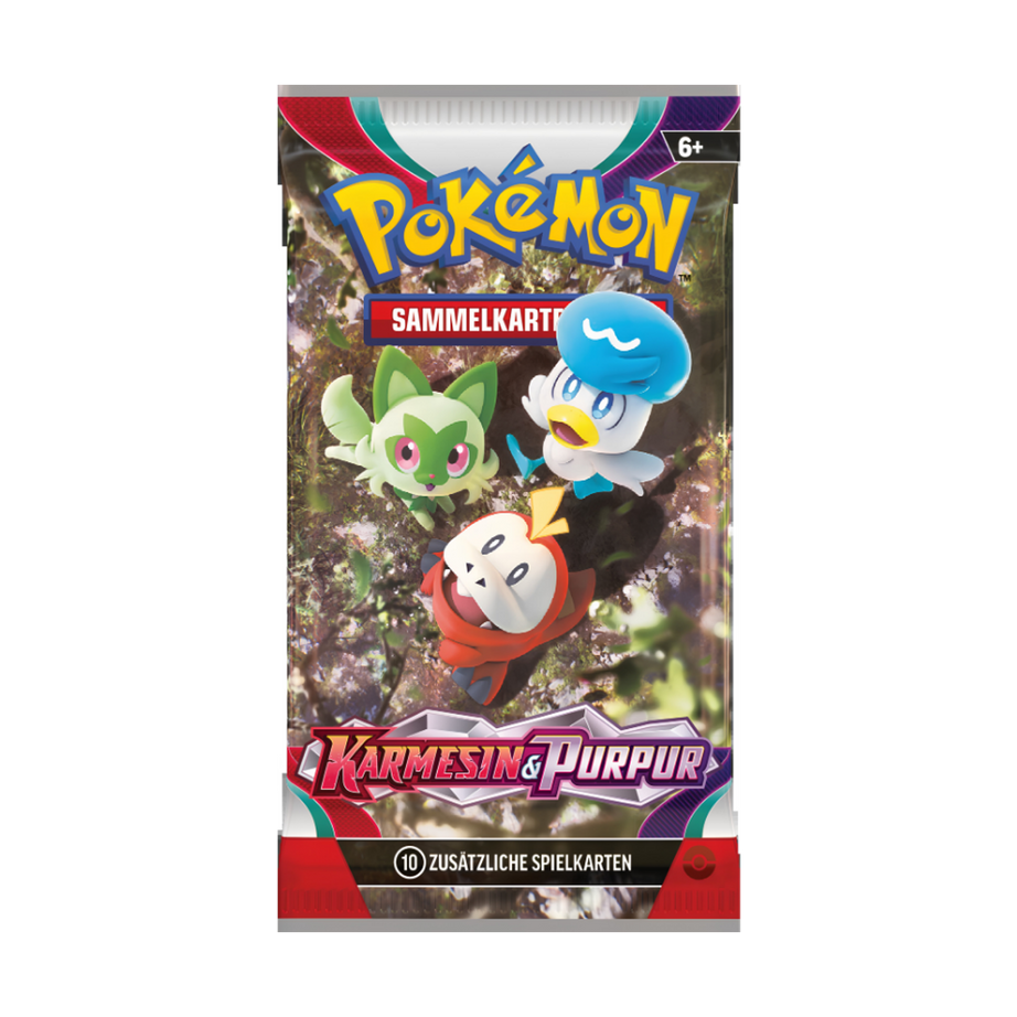 Pokémon Karmesin & Purpur SV1DE Booster Deutsch | 10 Karten