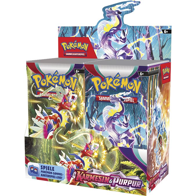 Pokemon Karmesin & Purpur36er Display KP 01 EN - LAKE - CARDS