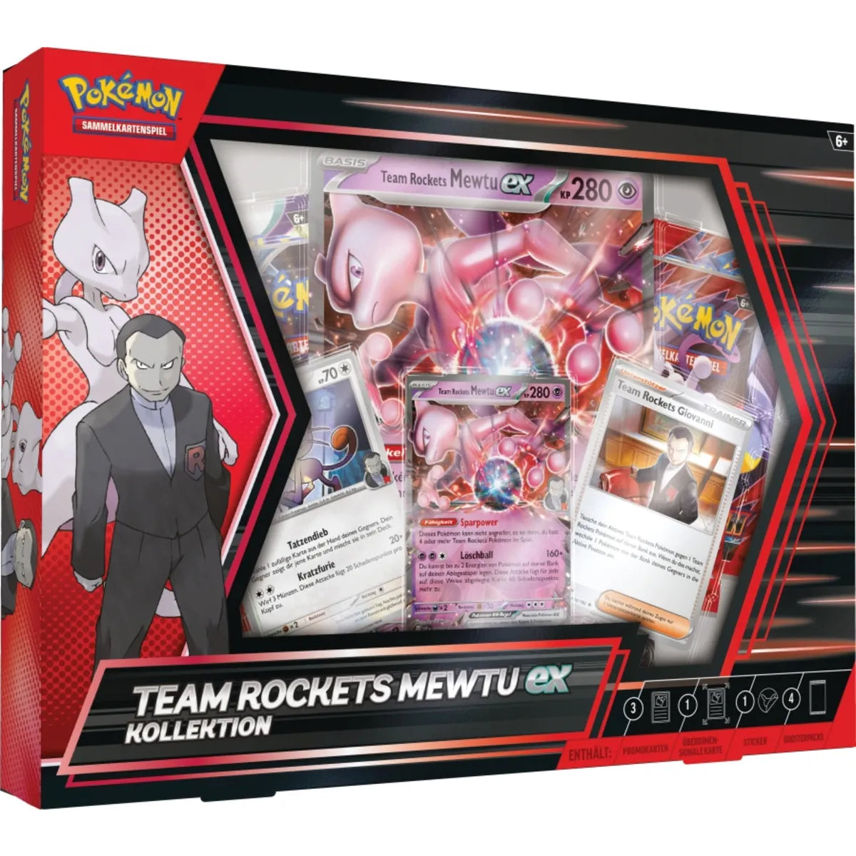 Pokémon TCG: Team Rocket's Mewtwo EX Box (DE)