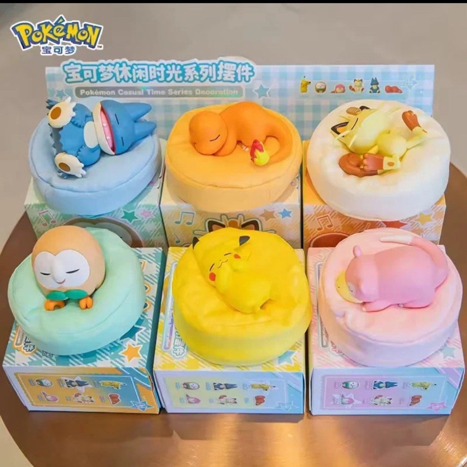 Pokémon Leisure Time Series Sleeping Pose einzelne Blind Box