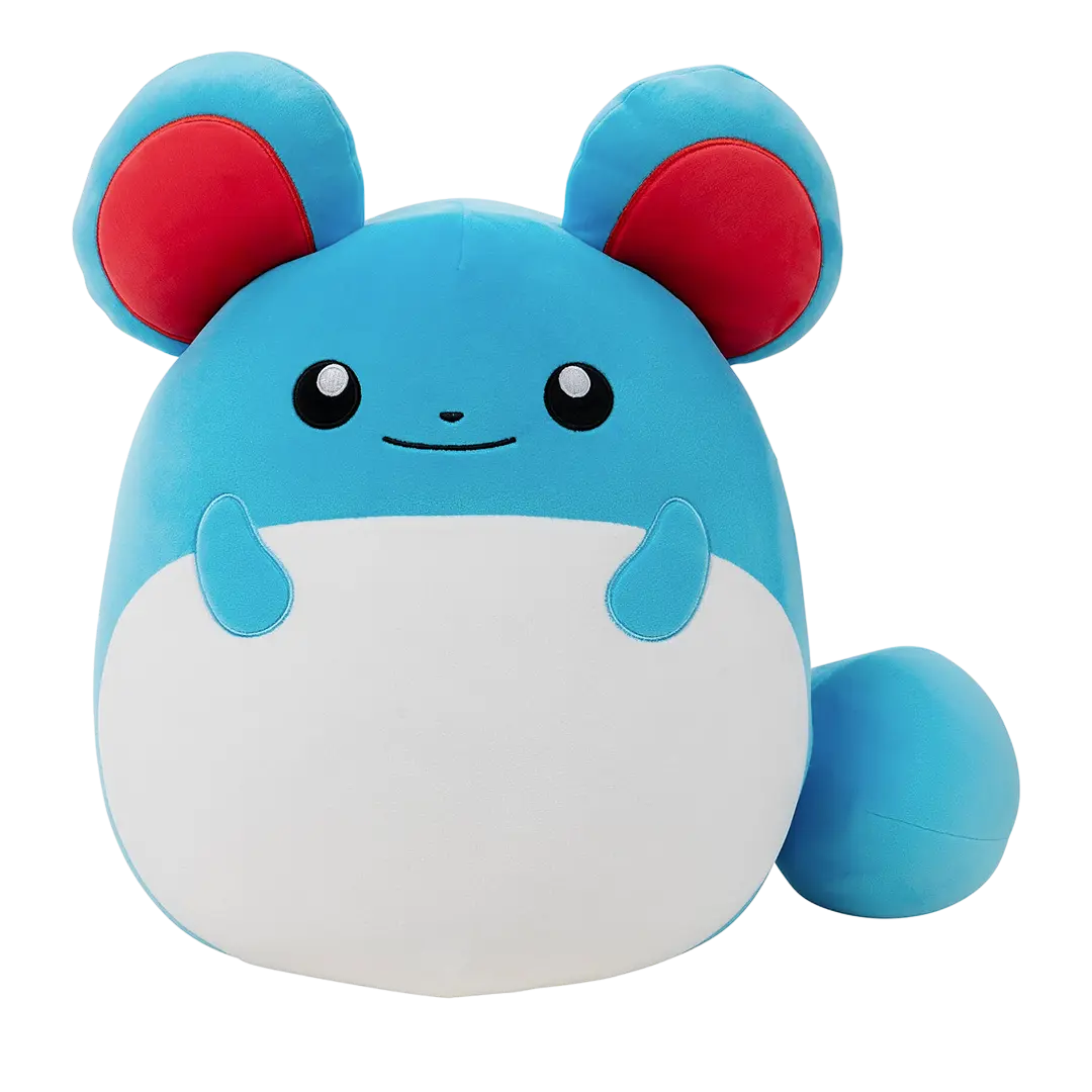 Pokémon Marill Squishmallow 25 cm – Vorderansicht
